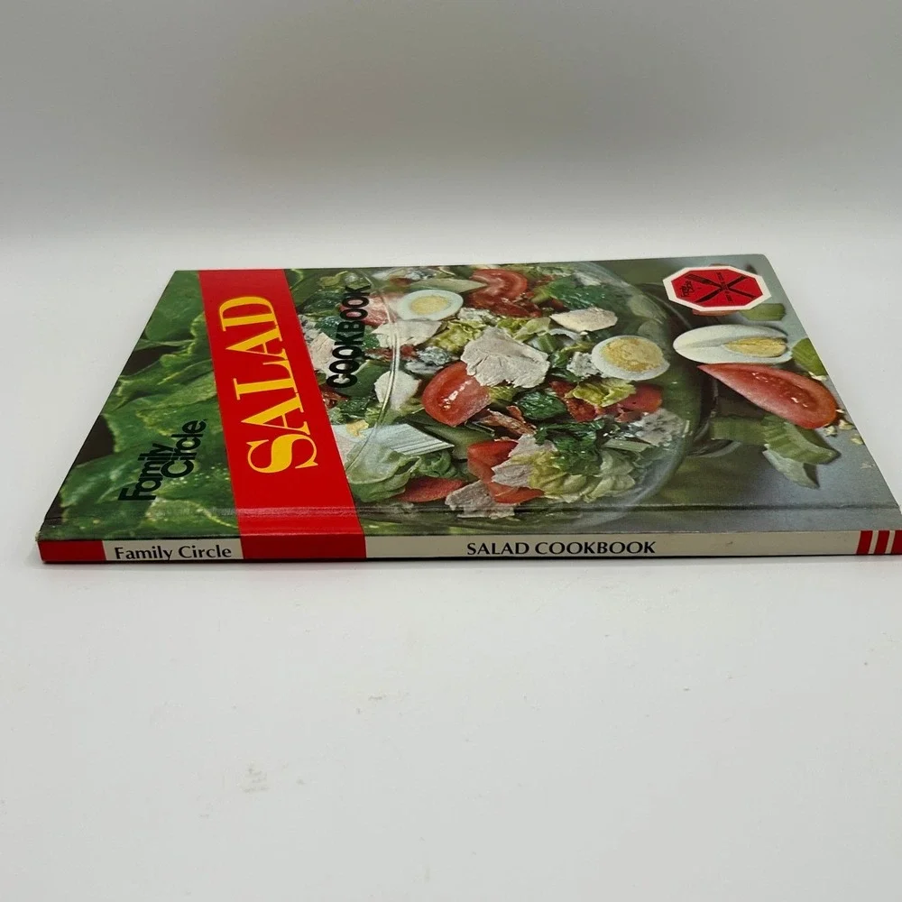 Family Circle Salad Cookbook Vintage 1970s Recipes Hardcover Illustrated